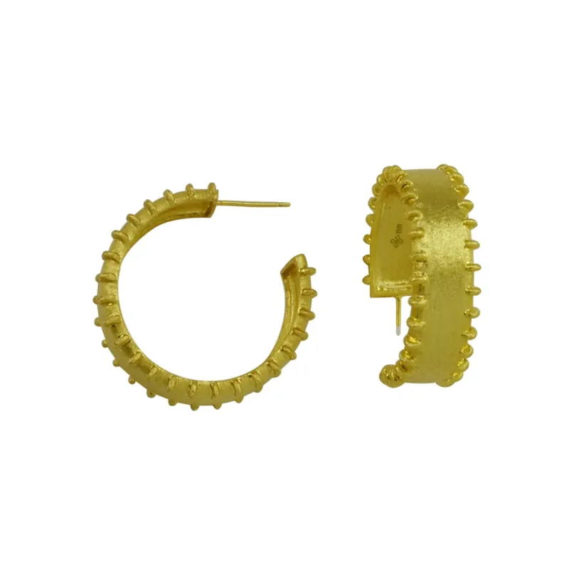 Birmania Hoop Earrings sold by Belletique