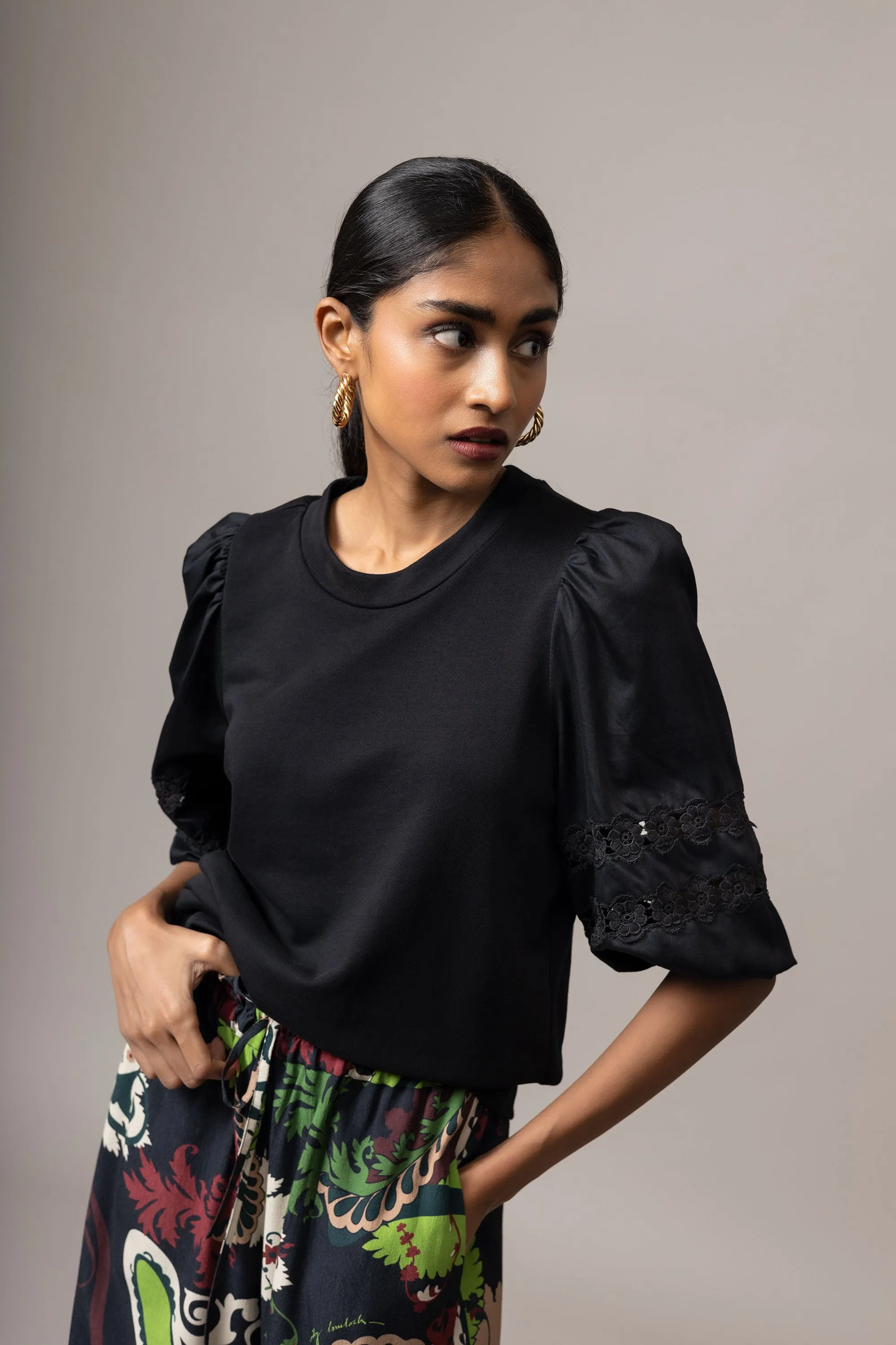 Molly Top | Black sold by Belletique