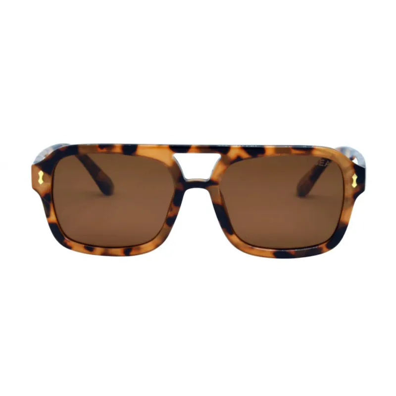 Royal Sunglasses | Yellow Tortoise/Brown Polarized Lens sold by Belletique