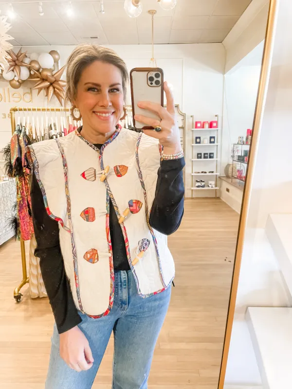 Quilted Vest sold by Belletique
