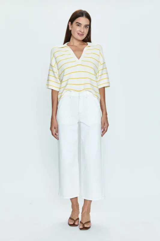 Sophia Wide Leg Pant | Le Blanc sold by Belletique
