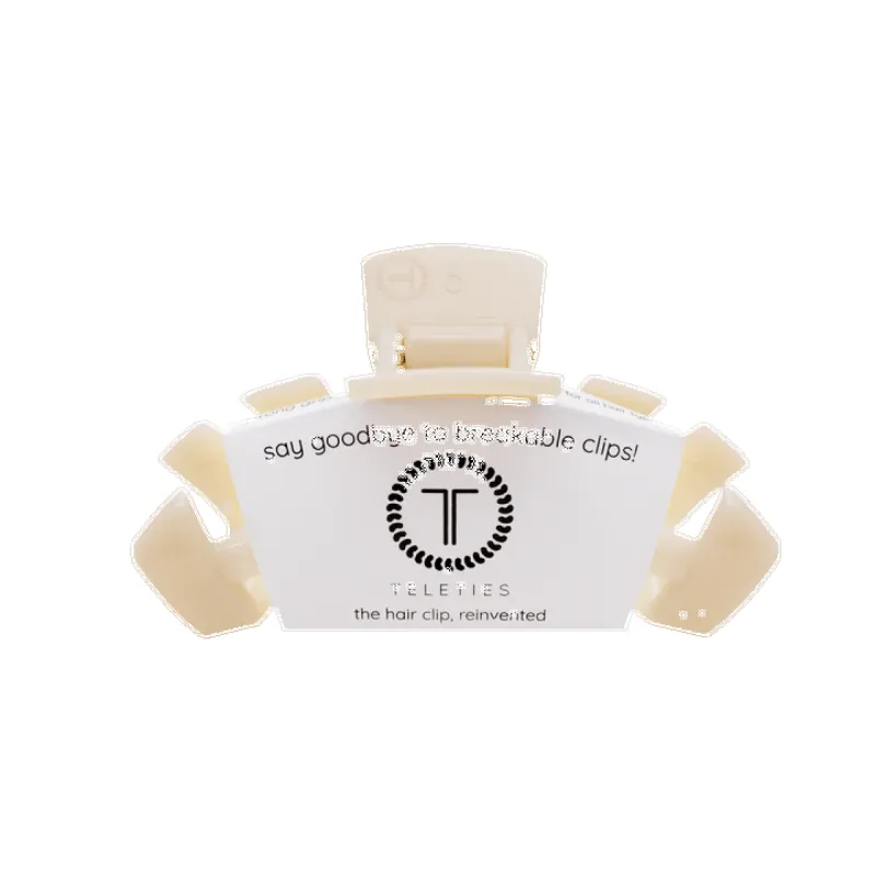 Classic Almond Beige Medium Hair Clip sold by Belletique