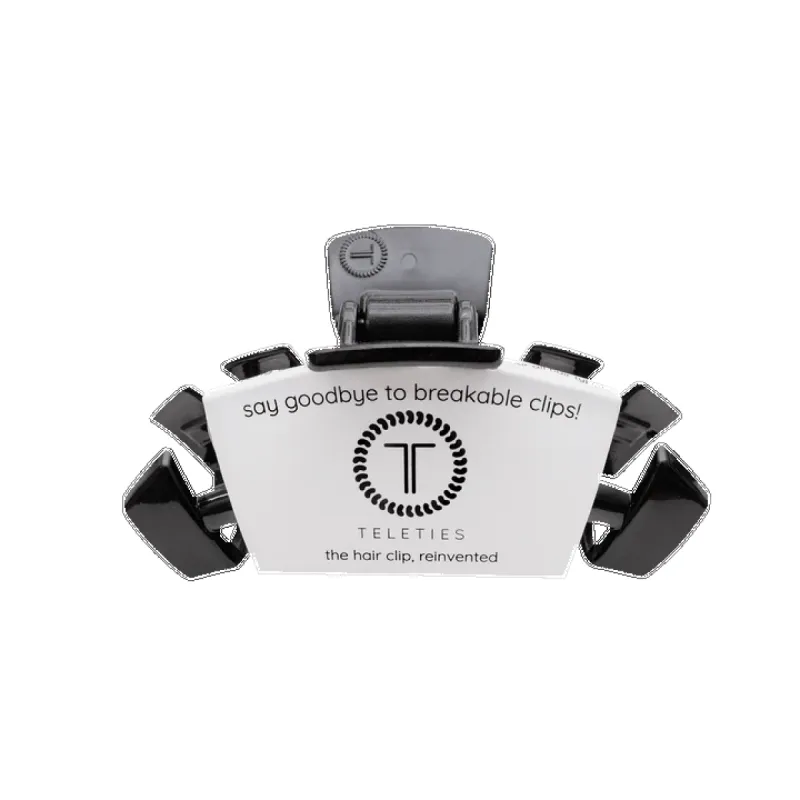 Classic Jet Black Medium Hair Clip sold by Belletique