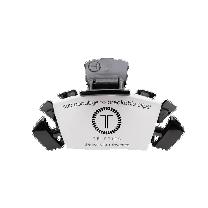 Classic Jet Black Medium Hair Clip sold by Belletique