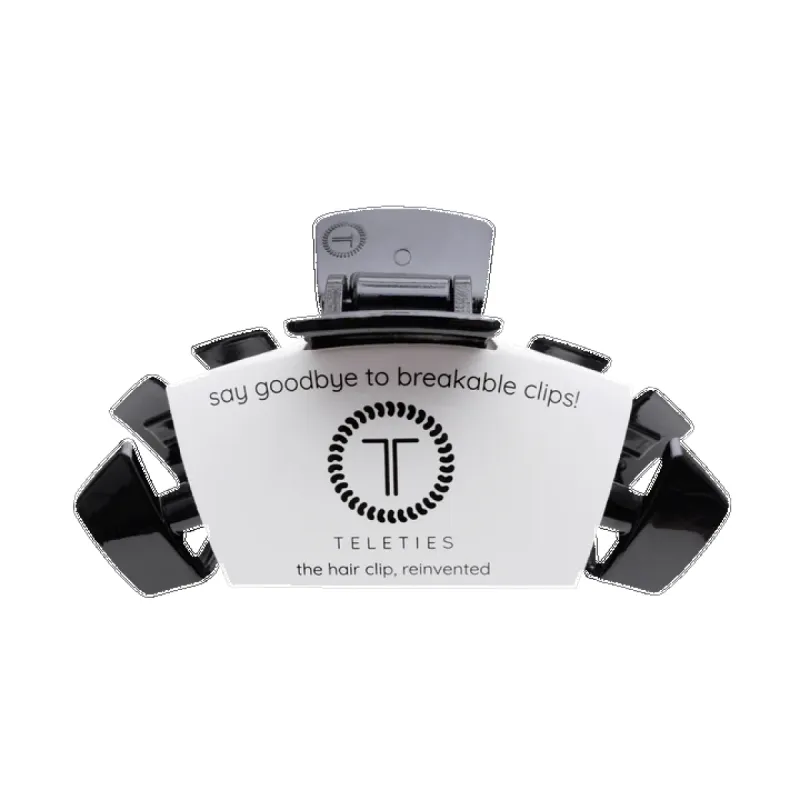 Classic Jet Black Large Hair Clip sold by Belletique