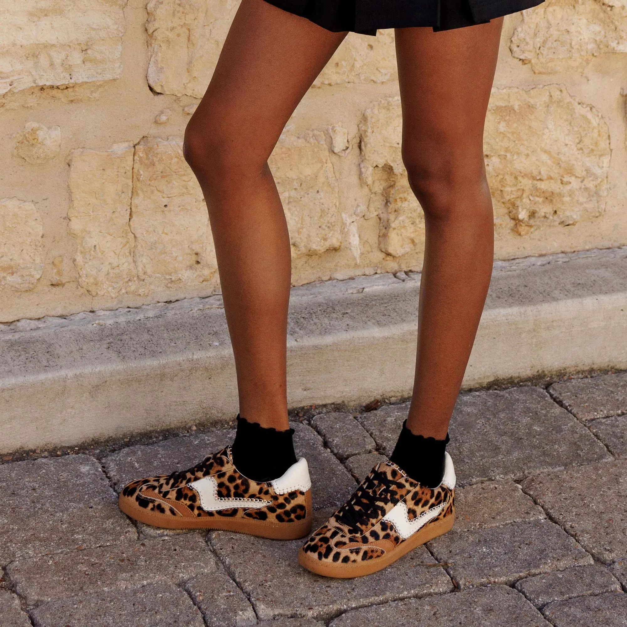 Notice Stitch Sneakers | Dk Leopard sold by Belletique product image thumbnail 4