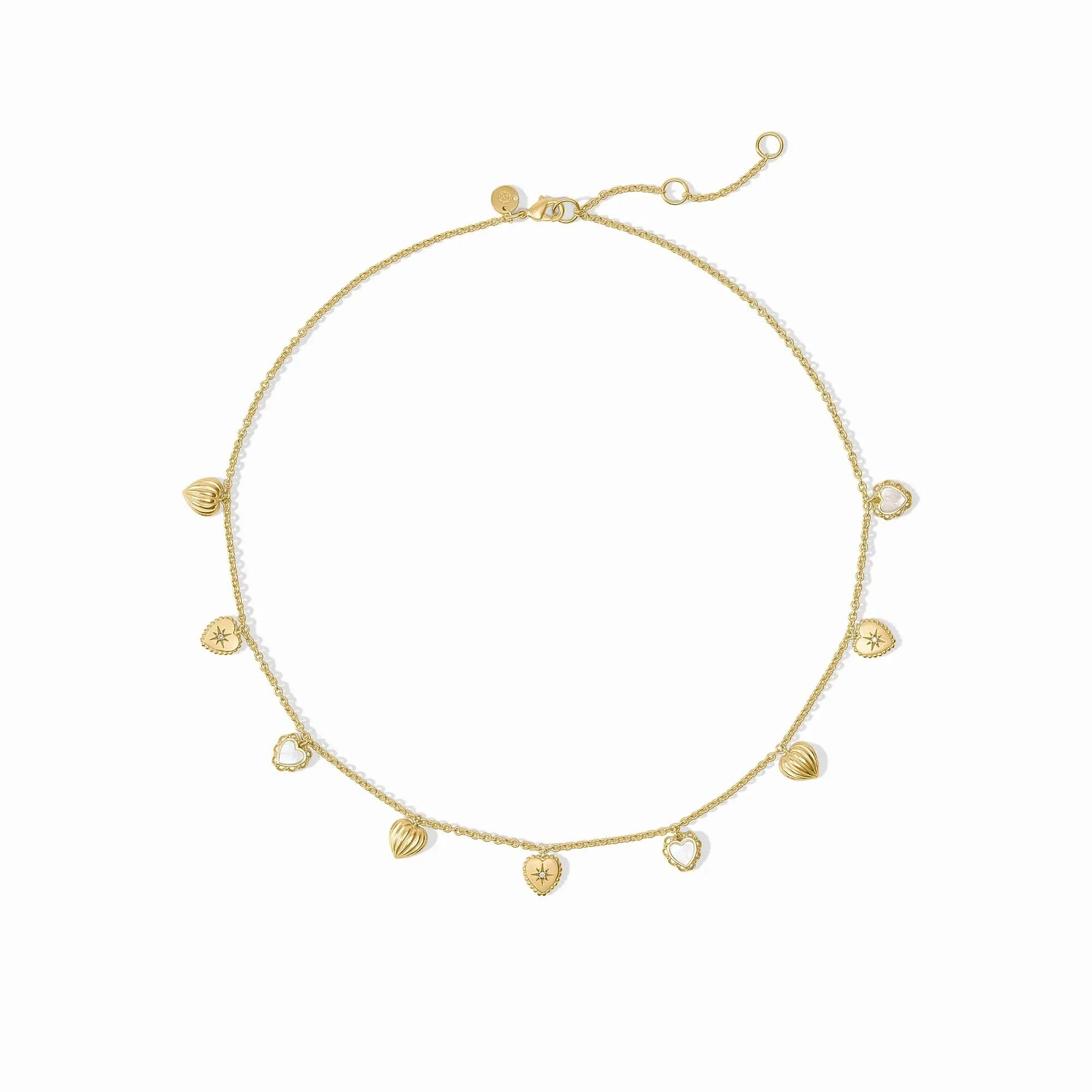 Heart Delicate Charm Necklace | Mother of Pearl sold by Belletique product image thumbnail 3