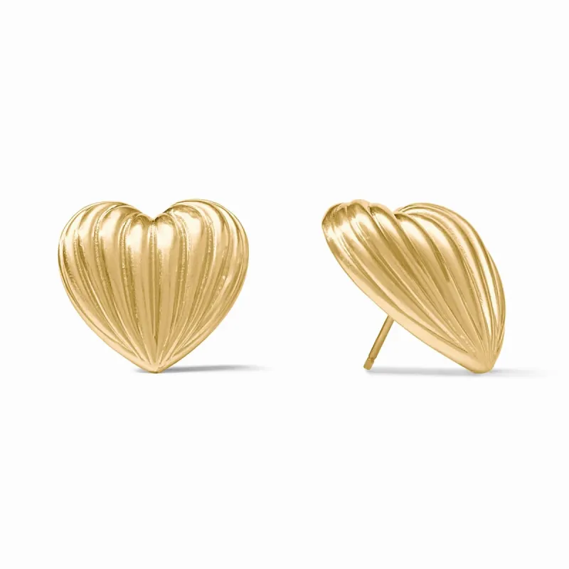 Puffy Heart Statement Studs sold by Belletique