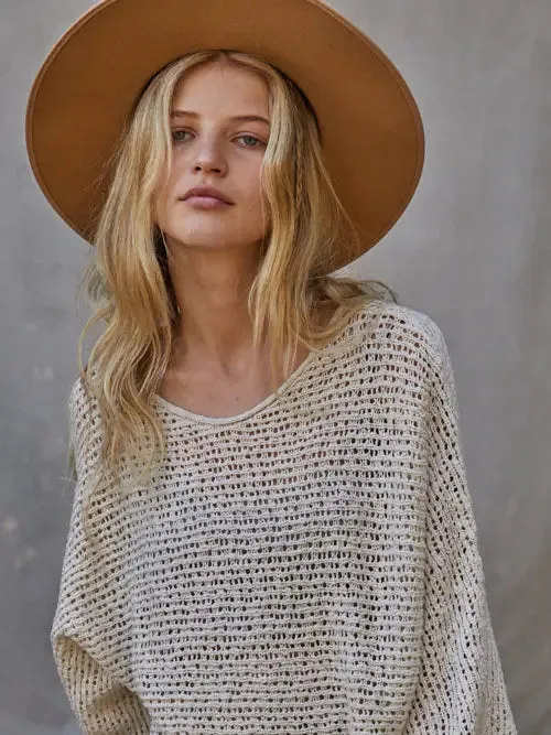 Laurel Pullover | Natural sold by Belletique