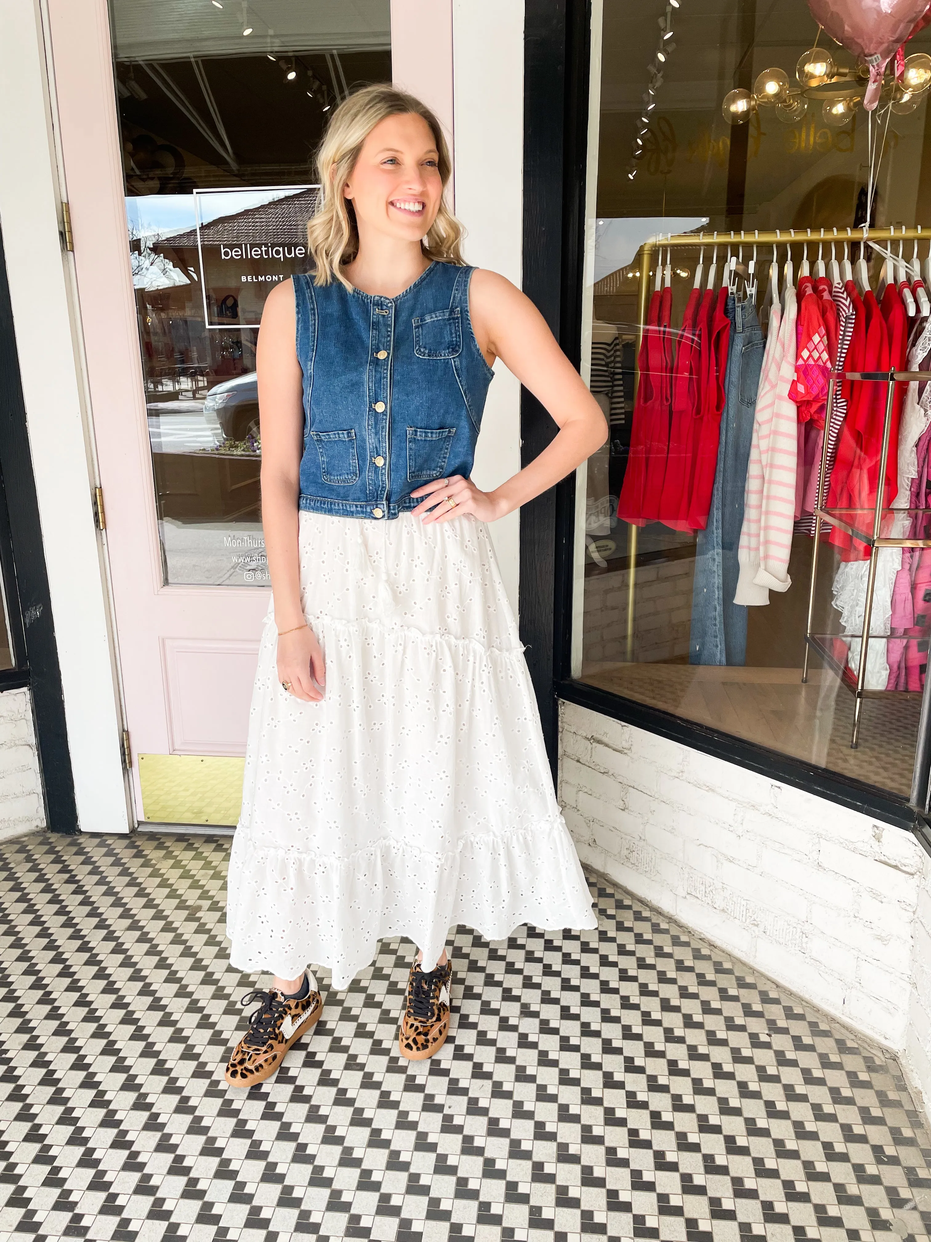 Denim Vest sold by Belletique product image thumbnail 3