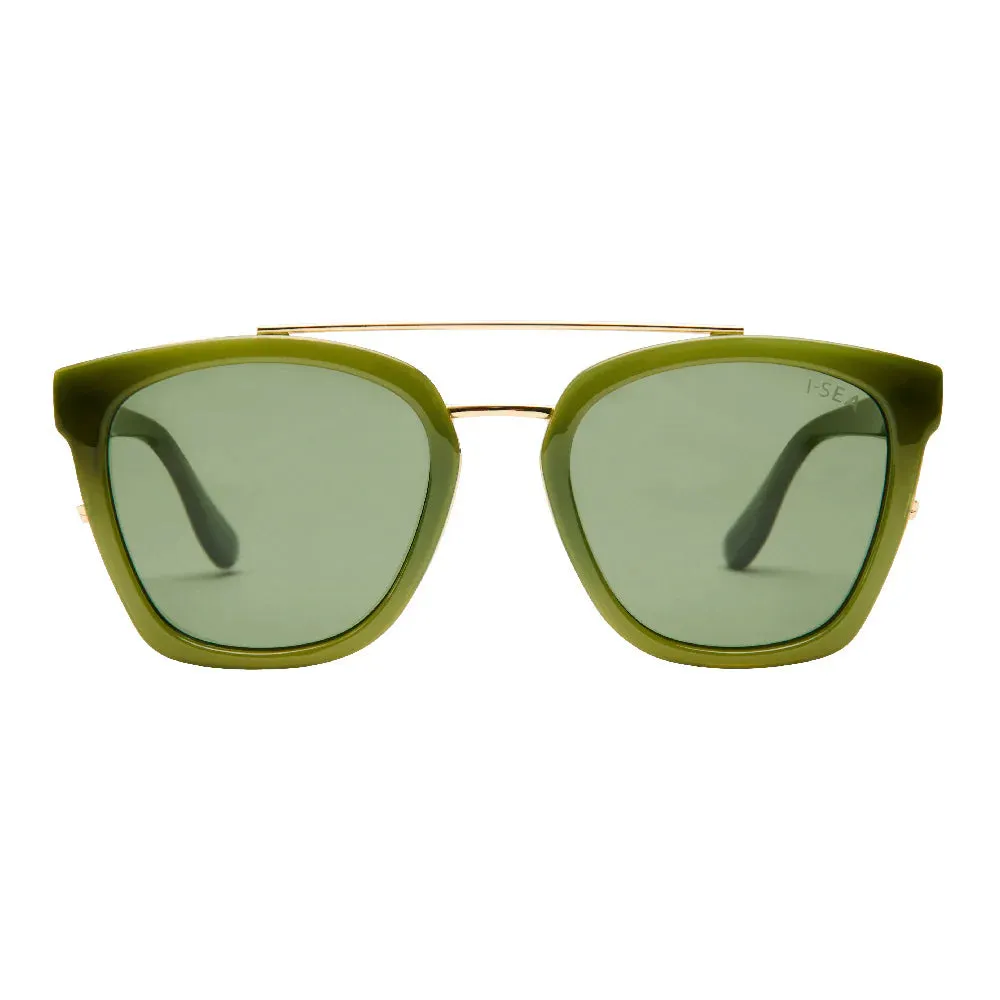 Chloe Sunglasses | Moss/Green Polarized sold by Belletique
