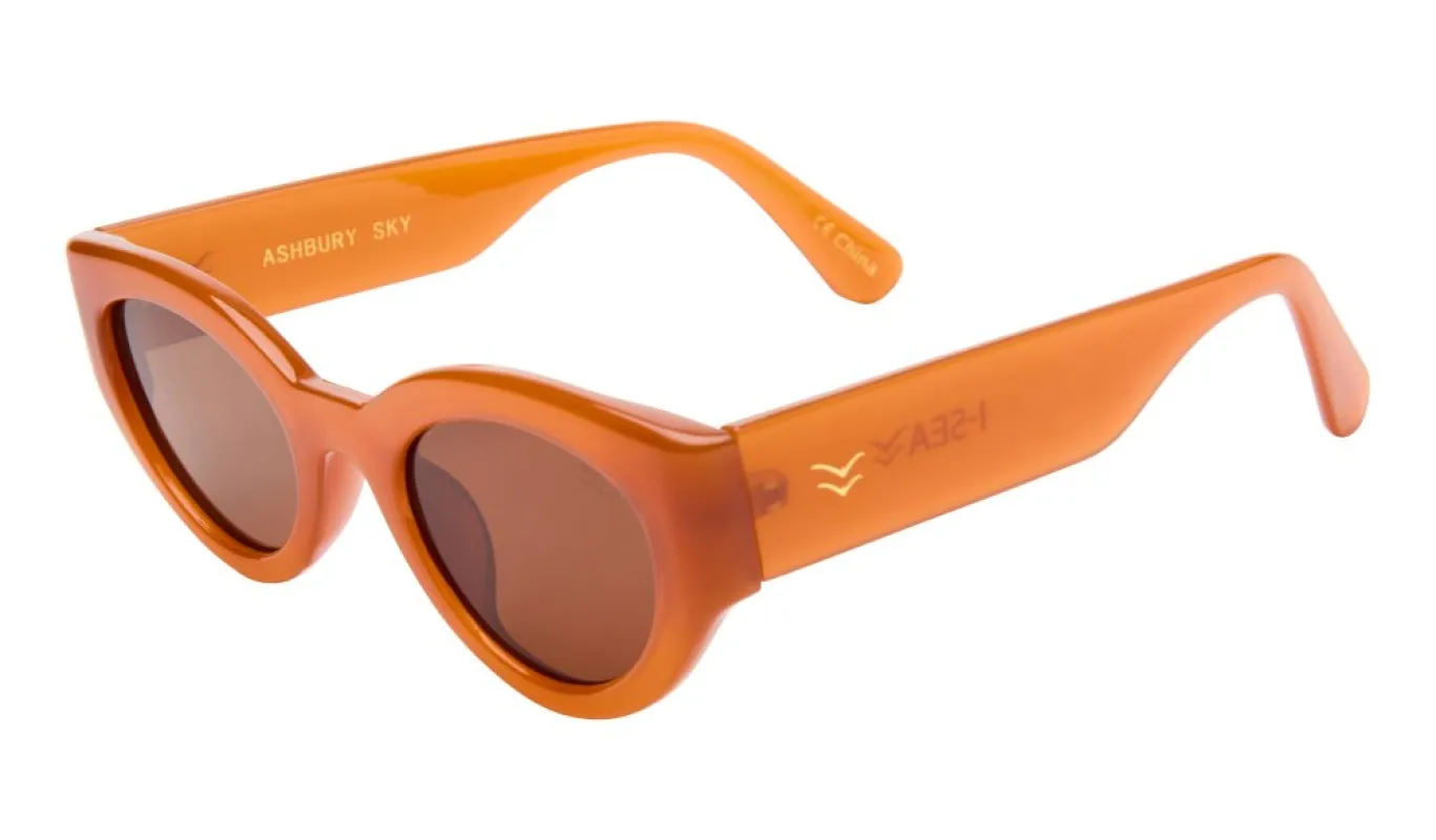 Ashbury Sky Sunglasses | Apricot/Brown Polarized sold by Belletique