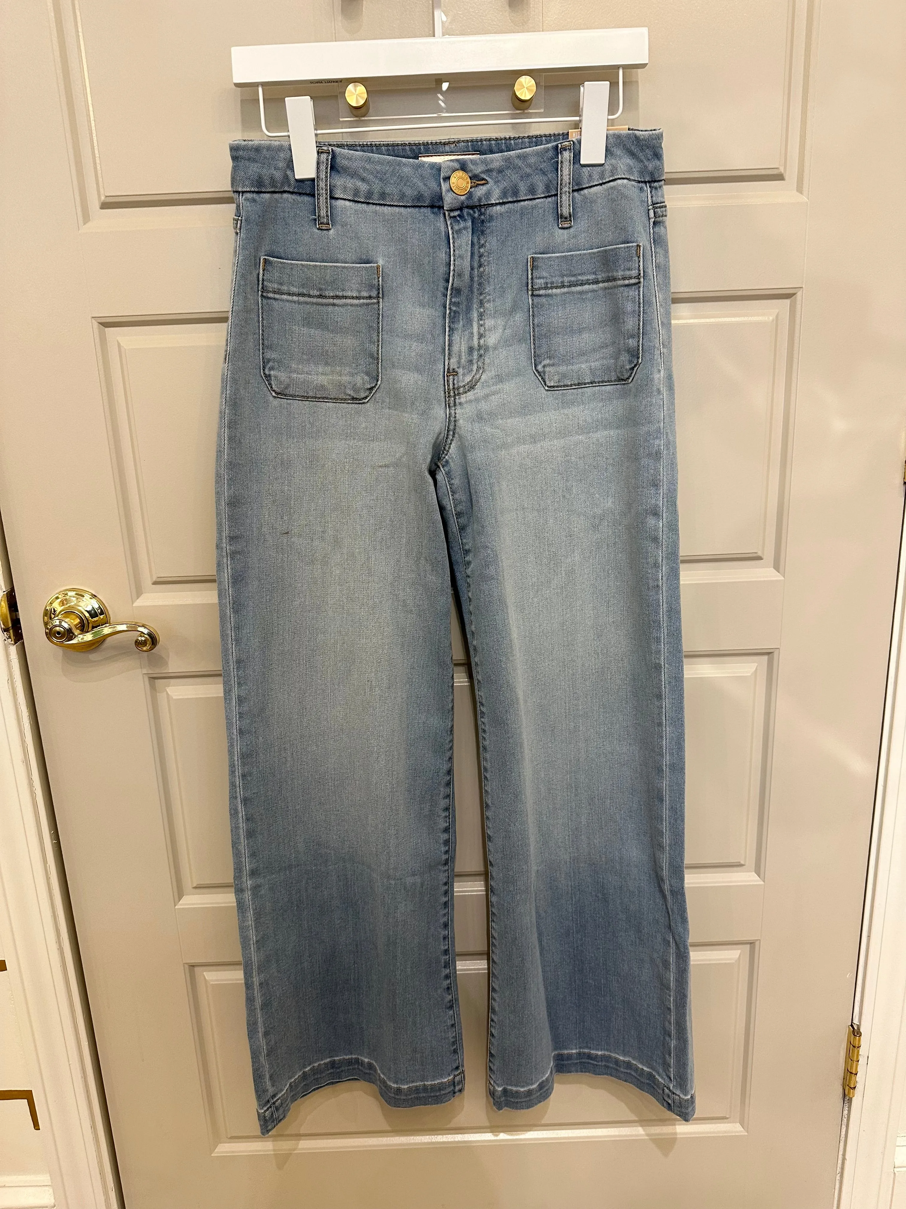 Meg High Rise Wide Leg w/ Patch Pockets | Fortitude sold by Belletique