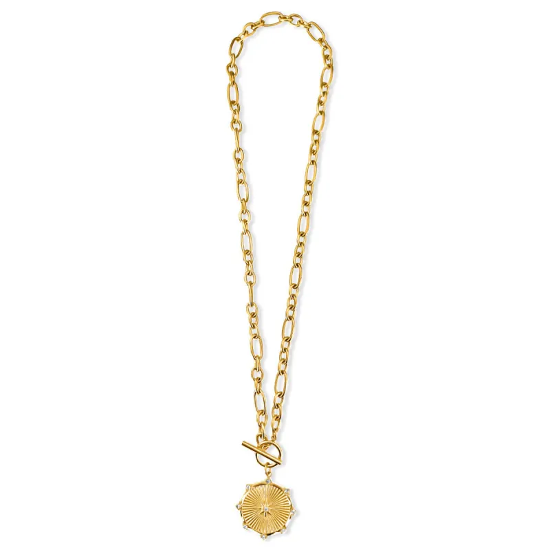Briar Toggle Chain Medallion Necklace sold by Belletique