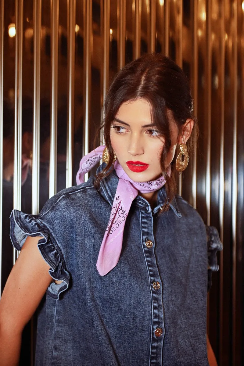 Denim Shirt Dress sold by Belletique product image thumbnail 3