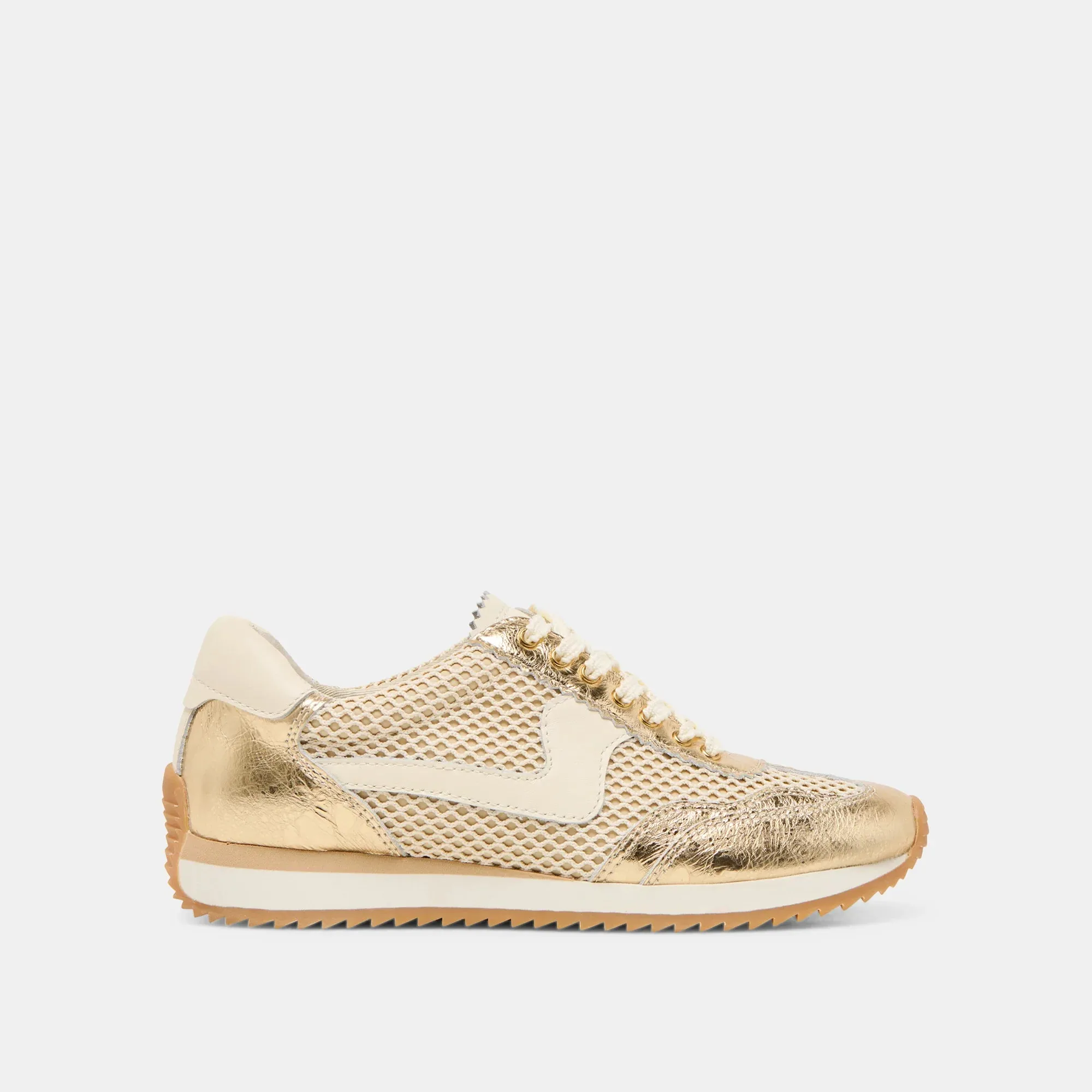 B. NTCD Mesh Sneakers | Gold Woven Mesh sold by Belletique product image thumbnail 2