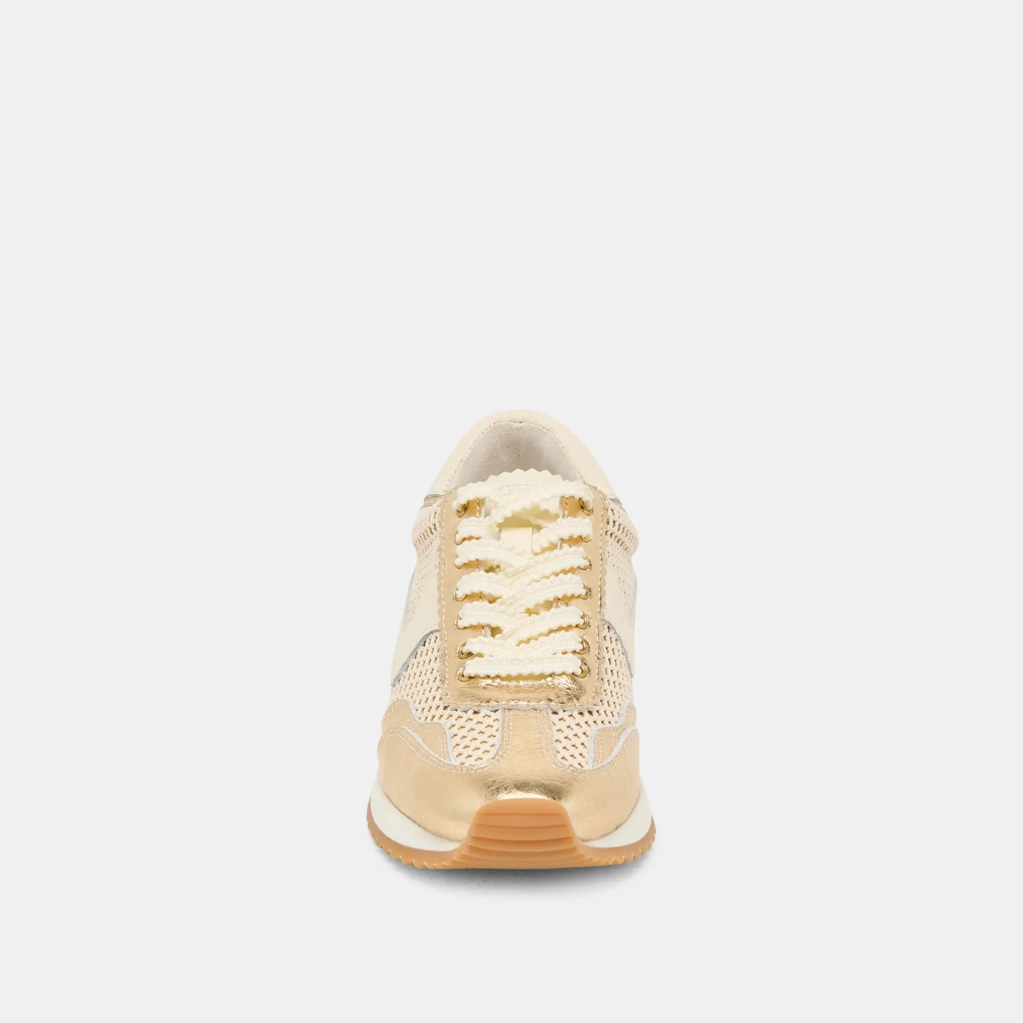B. NTCD Mesh Sneakers | Gold Woven Mesh sold by Belletique product image thumbnail 3