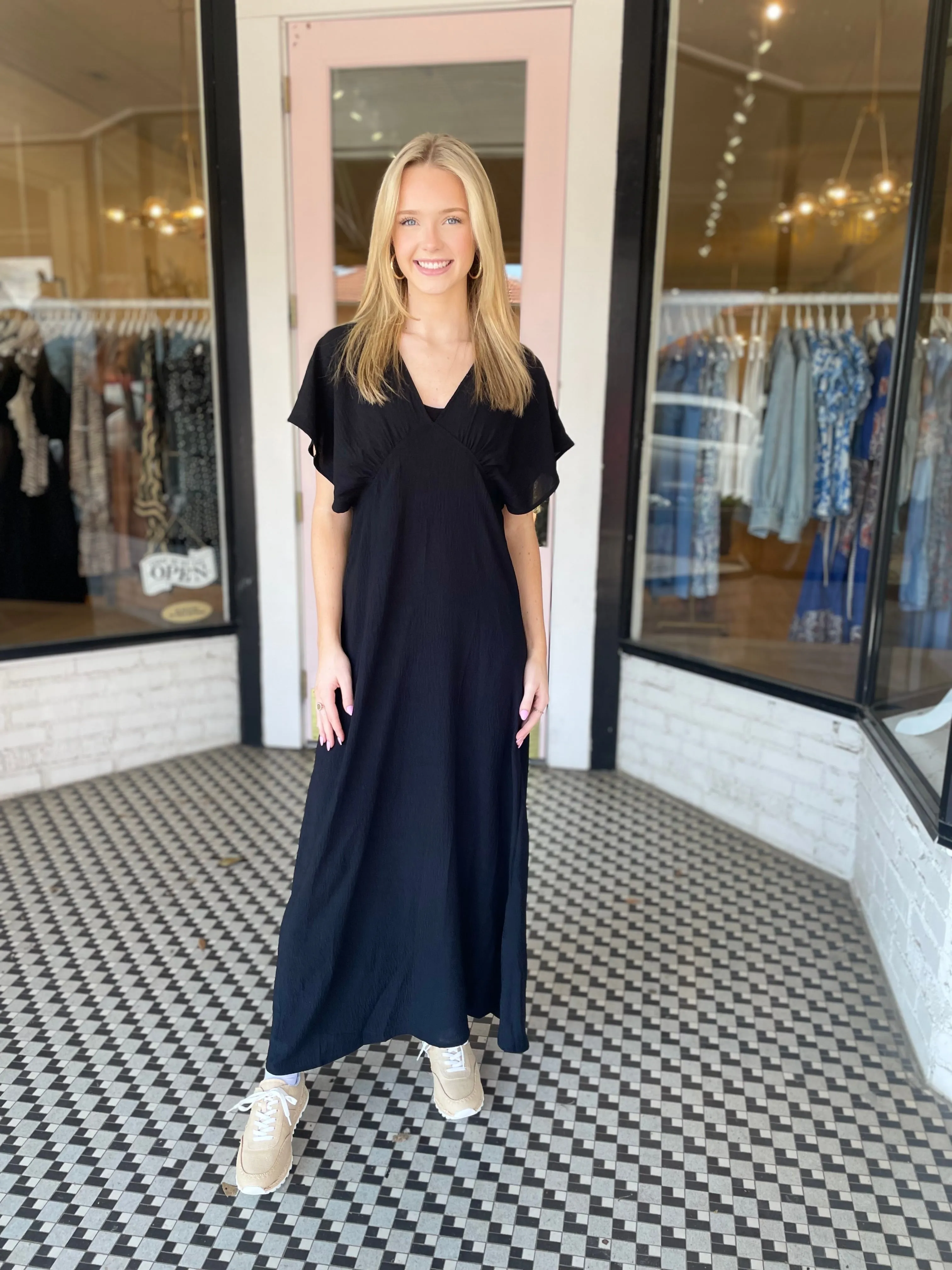 Morgan Maxi Dress | Black sold by Belletique