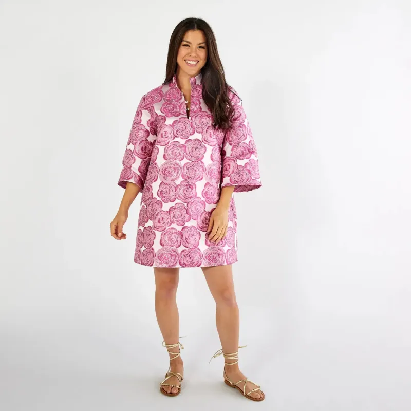 Keri Jacquard Rose Dress sold by Belletique