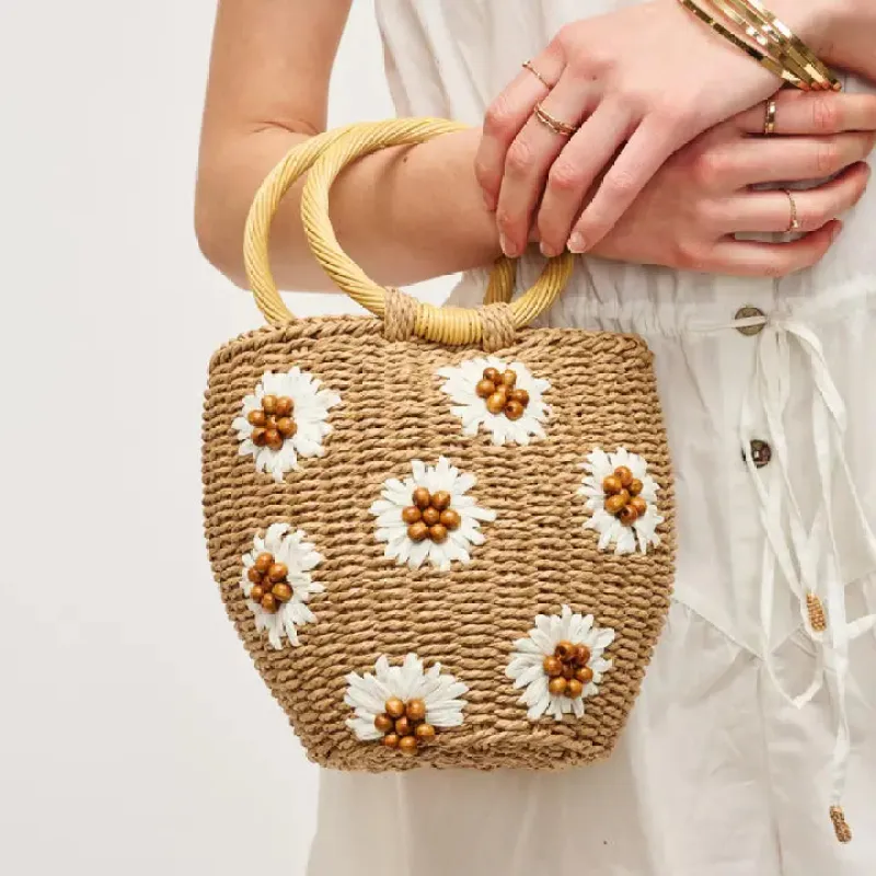 Emaline Satchel | Natural sold by Belletique