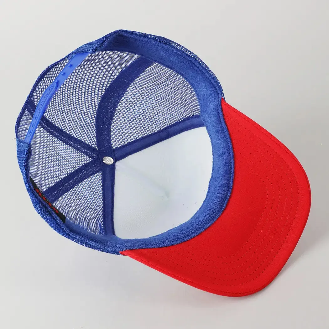 USA Flag High Quality Logo Print Foam Trucker Hat sold by Belletique product image thumbnail 3