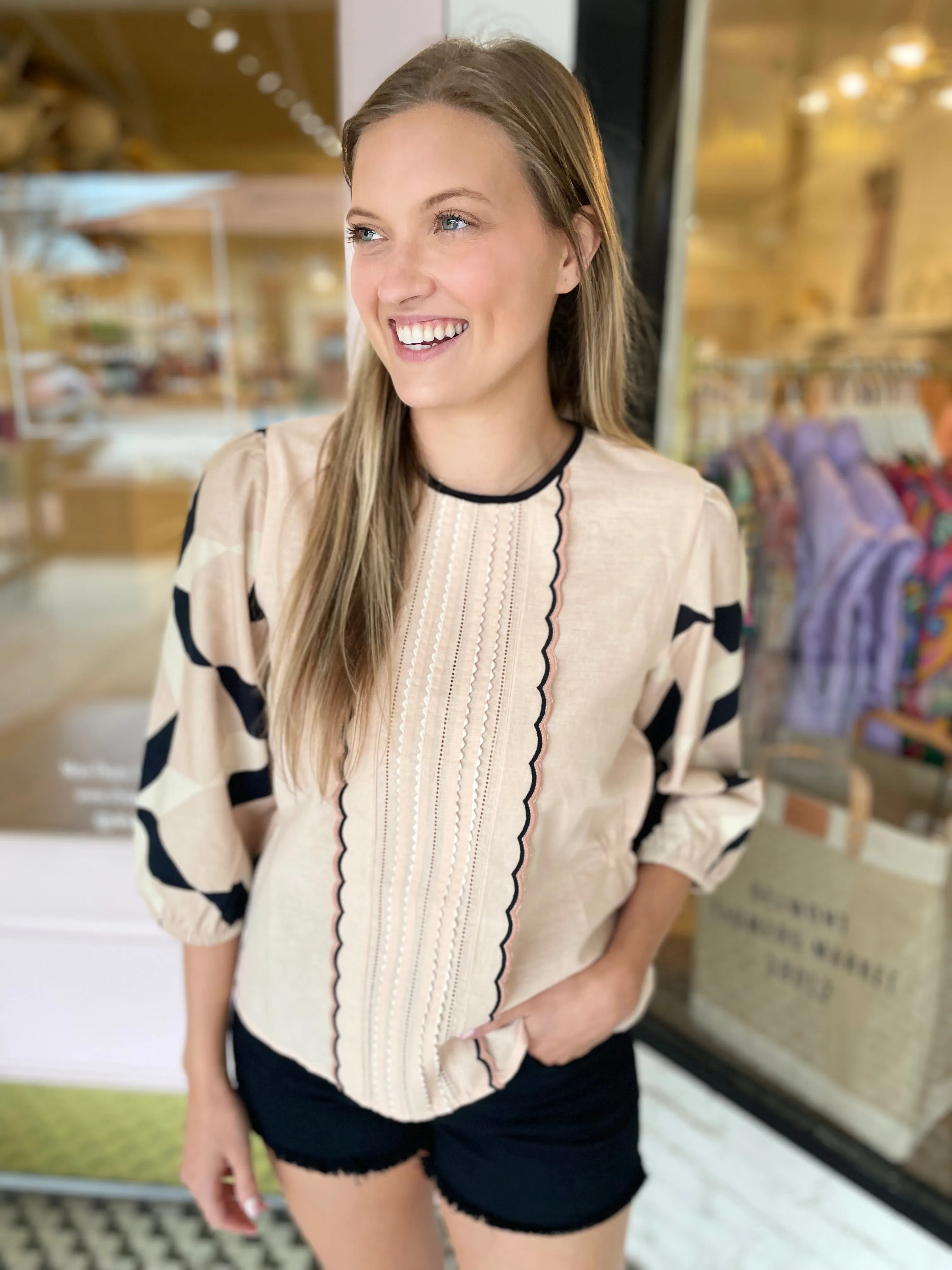 Rosy Top sold by Belletique