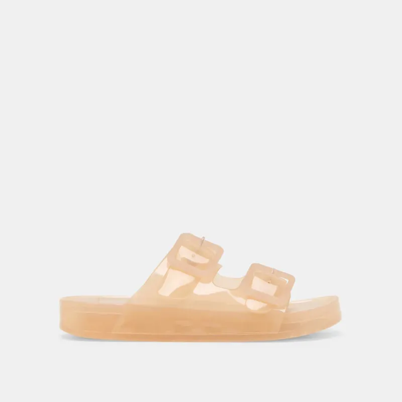 Julio Vinyl Sandals | Praline sold by Belletique