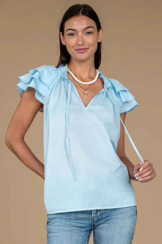 Astrid Top | Azzuro sold by Belletique