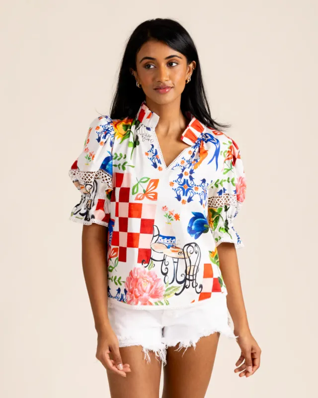 Lottie Top | Amalfi sold by Belletique