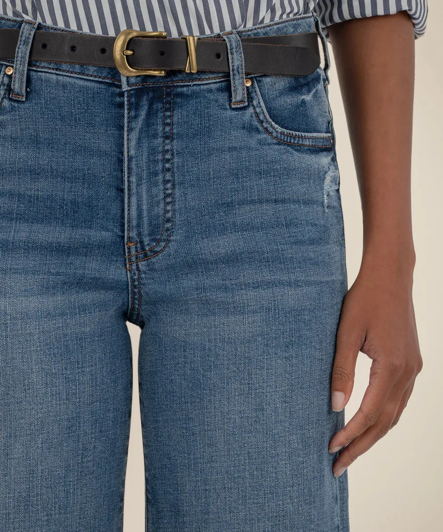 Meg High Rise Wide Leg | Incontrovertible Wash sold by Belletique product image thumbnail 3