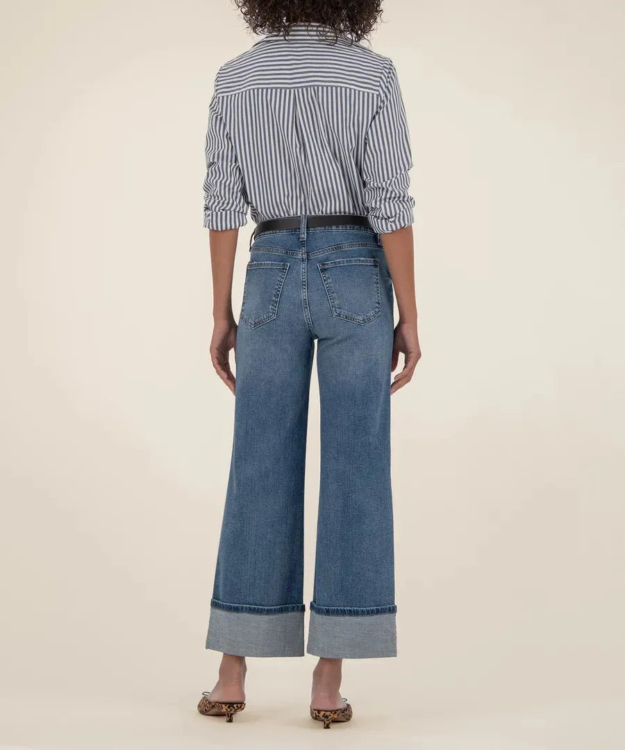 Meg High Rise Wide Leg | Incontrovertible Wash sold by Belletique product image thumbnail 4
