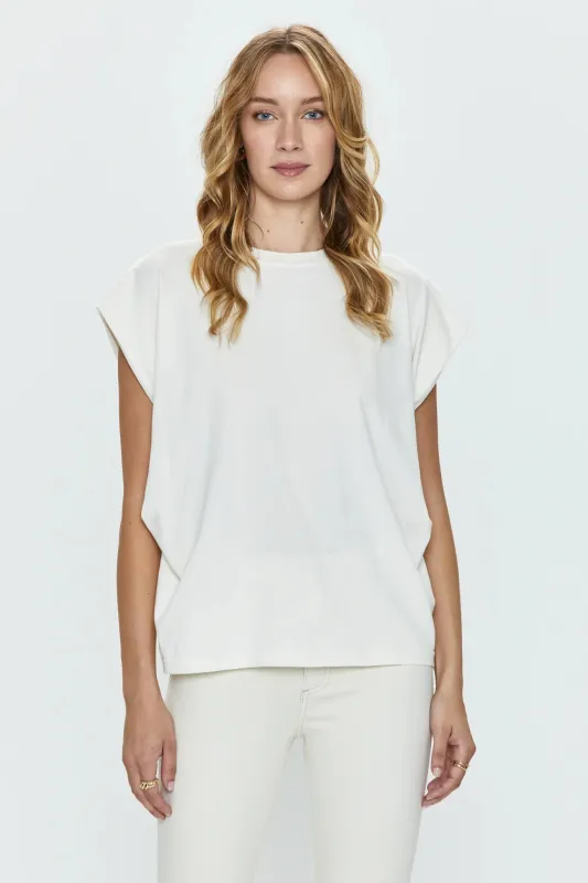 Trina Tee | White Sand sold by Belletique