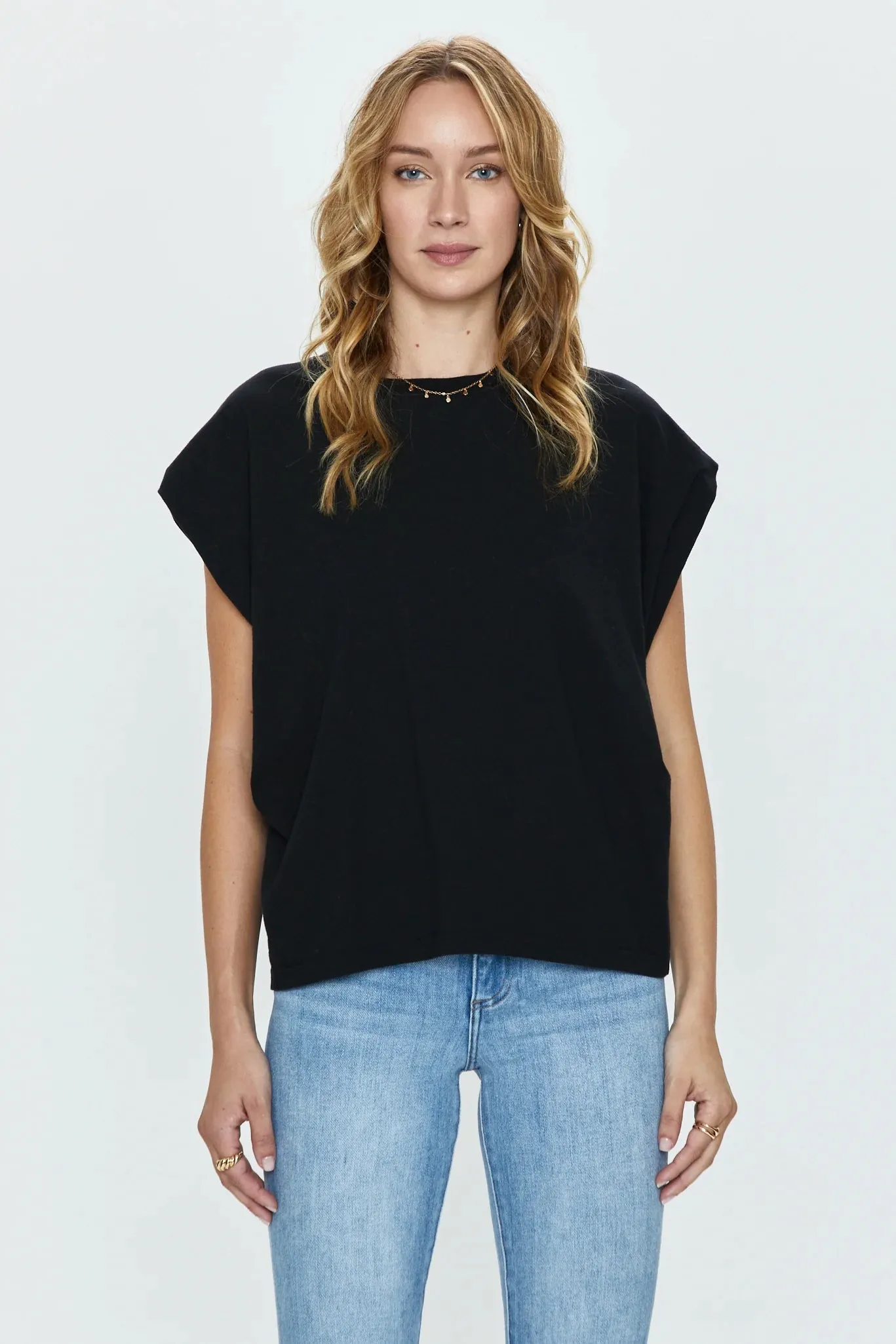 Trina Tee | Black sold by Belletique