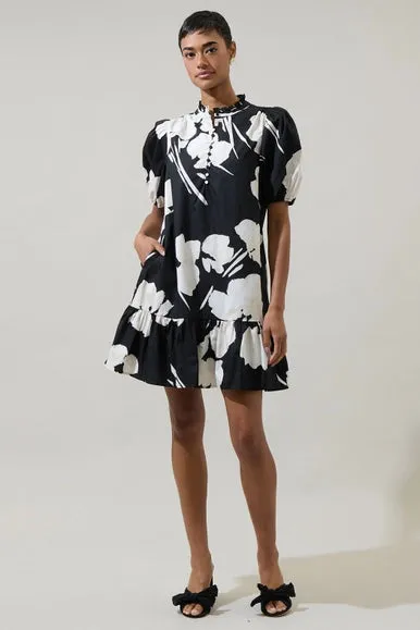 Minley Mini Dress | Shadow Floral sold by Belletique product image thumbnail 4