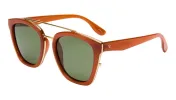 Chloe Sunglasses | Maple/Green sold by Belletique