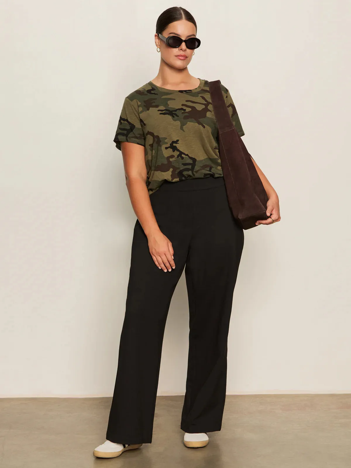 Runway Ponte Trouser | Black sold by Belletique product image thumbnail 4