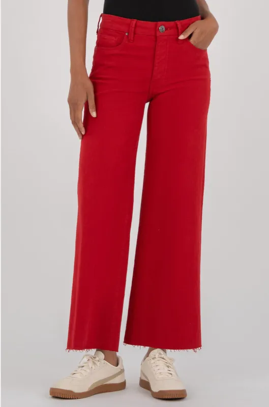 Meg High Rise Fab Ab | Ruby Red sold by Belletique