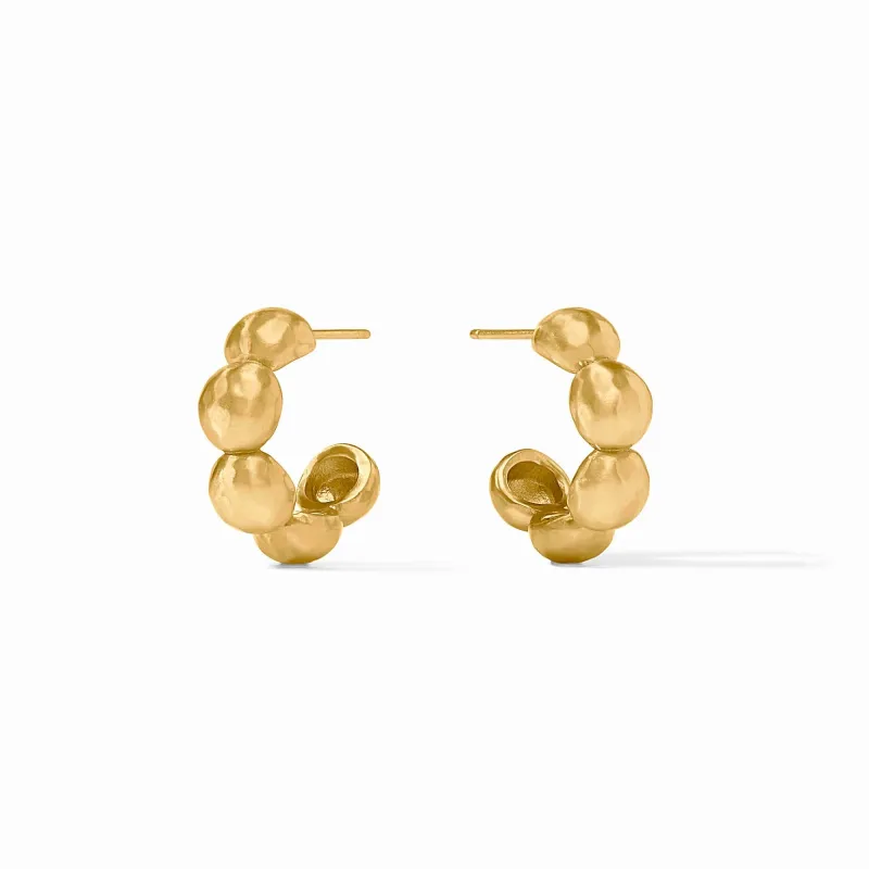 Solara Nova Hoop Earrings | Gold Small sold by Belletique