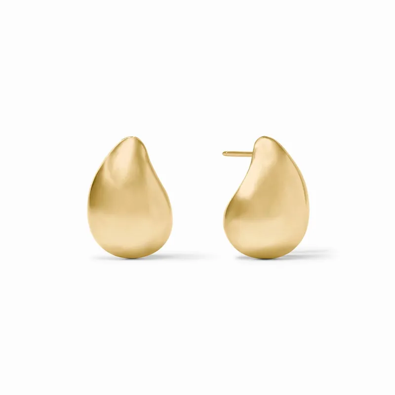 Wave Earring | Gold sold by Belletique