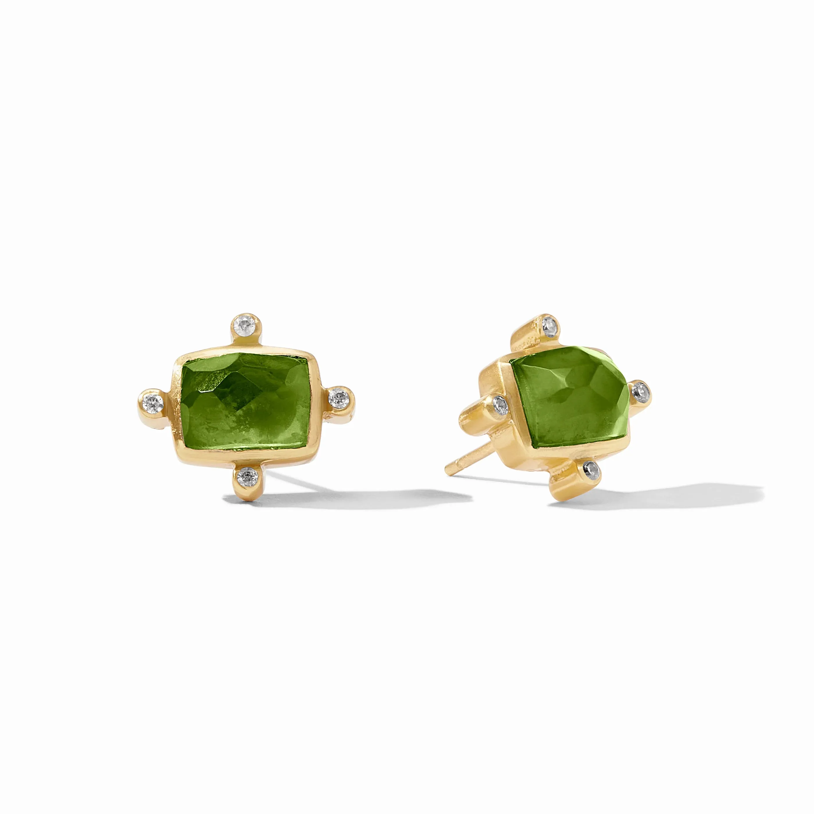 Clara Stud Earrings | Palmetto Green sold by Belletique