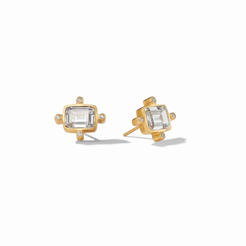 Clara Stud Earrings | CZ sold by Belletique