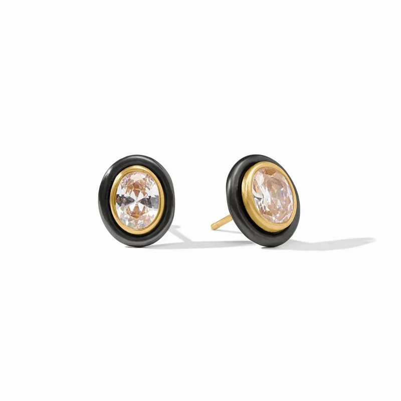 Tribeca Stud Earrings | Mixed Metal sold by Belletique