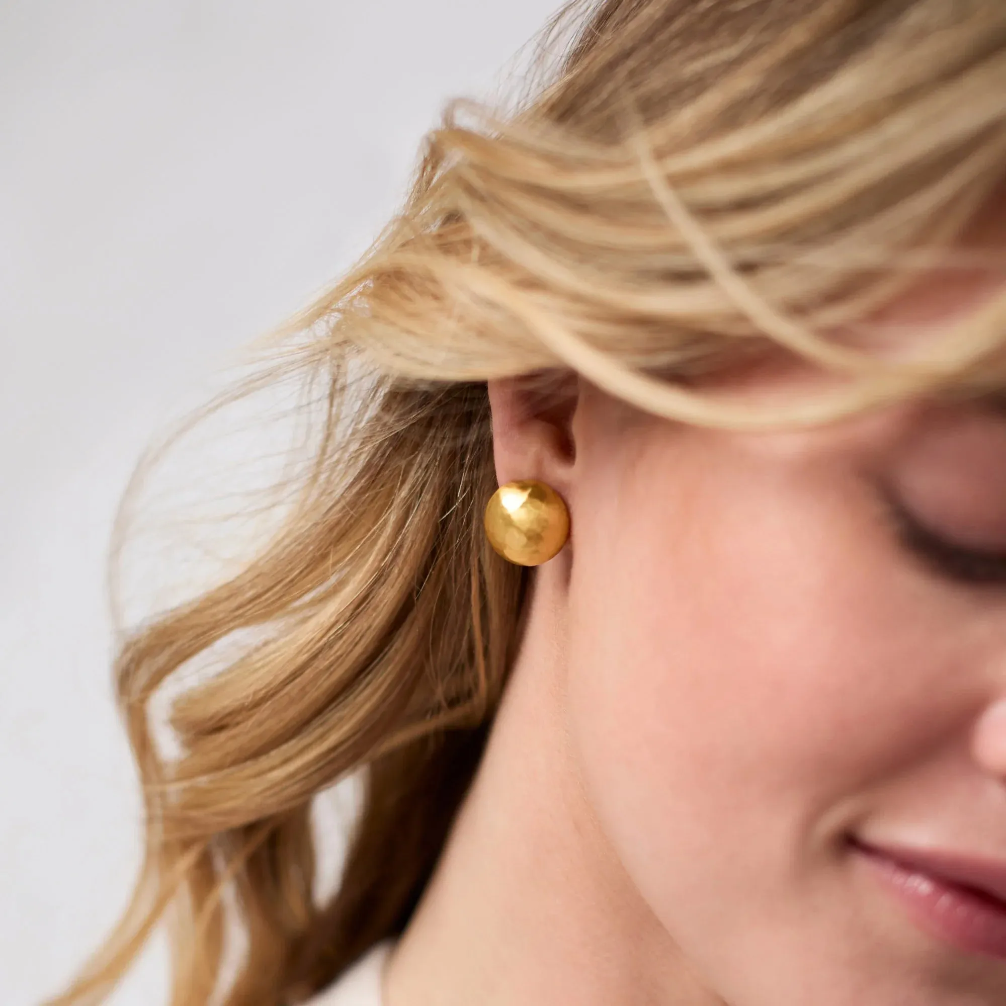 Solara Stud Earrings | Gold sold by Belletique product image thumbnail 2