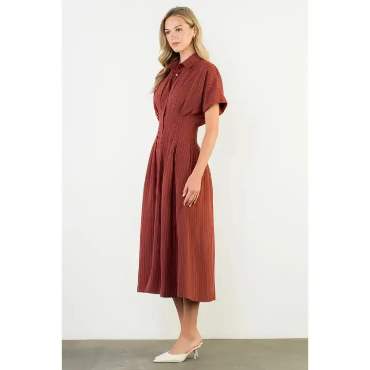 Brynn Dress | Burgundy sold by Belletique product image thumbnail 2