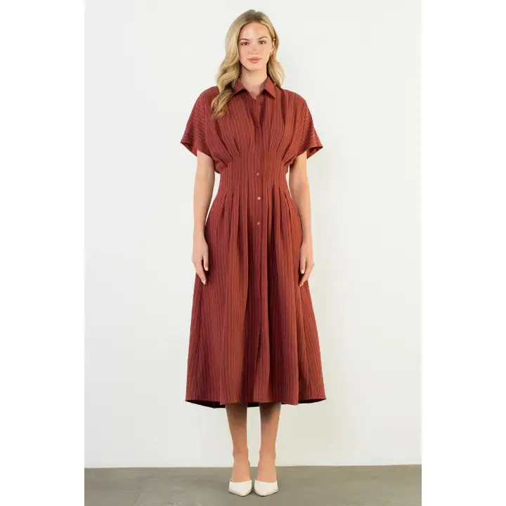 Brynn Dress | Burgundy sold by Belletique product image thumbnail 4