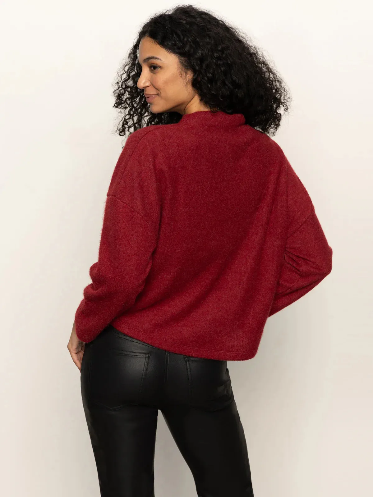 Change of Pace Top | Crimson sold by Belletique product image thumbnail 3