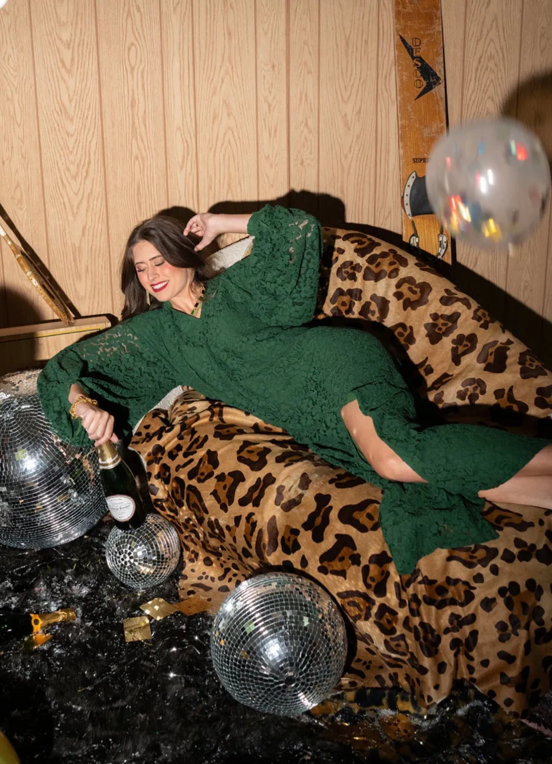 Fiona Dress | Eden Green sold by Belletique product image thumbnail 5