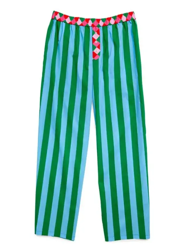 Festive Stripe Boxer Pant sold by Belletique