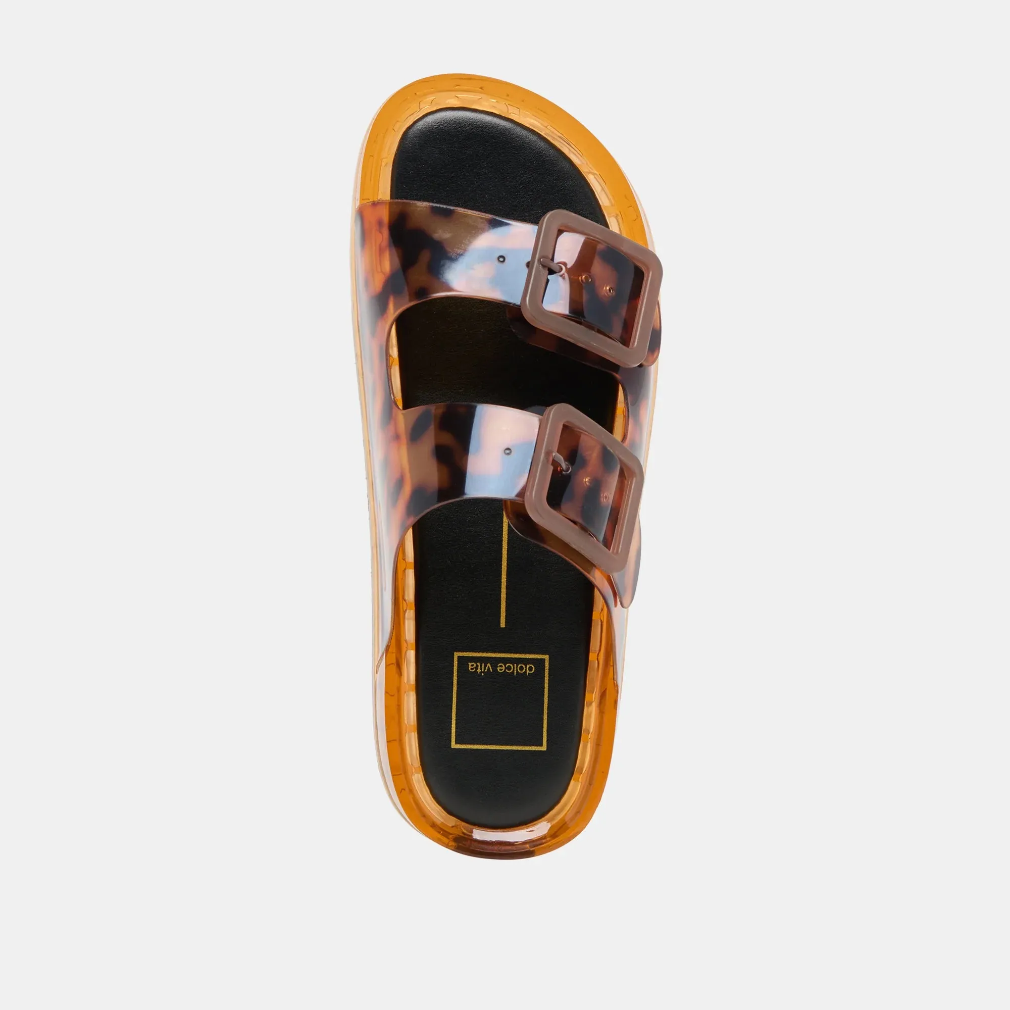 Julio Sandals Vinyl | Tortoise sold by Belletique product image thumbnail 3