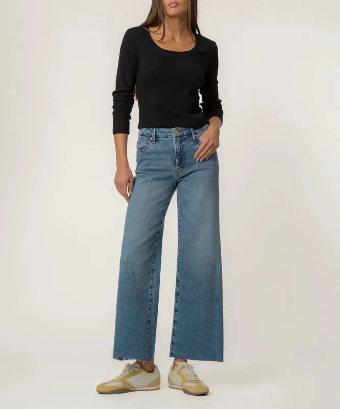 Meg High Rise Wide Leg | Regent sold by Belletique